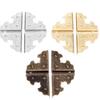 Jewelry Box Wooden Case Metal Crafts Corner Brackets for Furniture Corner Protector Corner Foot