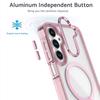 For Galaxy A25 A05 A05S Clear Magnetic Case,Compatible MagSafe Shockproof Protection Cover For Samsung Galaxy A55 A35 5G,A15