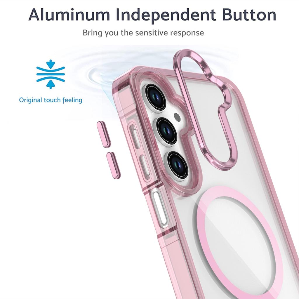 For Galaxy A25 A05 A05S Clear Magnetic Case,Compatible MagSafe Shockproof Protection Cover For Samsung Galaxy A55 A35 5G,A15