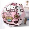1pc Hello Kitty Pink Car Automatic Folding Umbrella - Portable 3-Fold Design with Iron Frame, Perfect for Outdoor Use, Festive Gifts, Travel, Daily Us