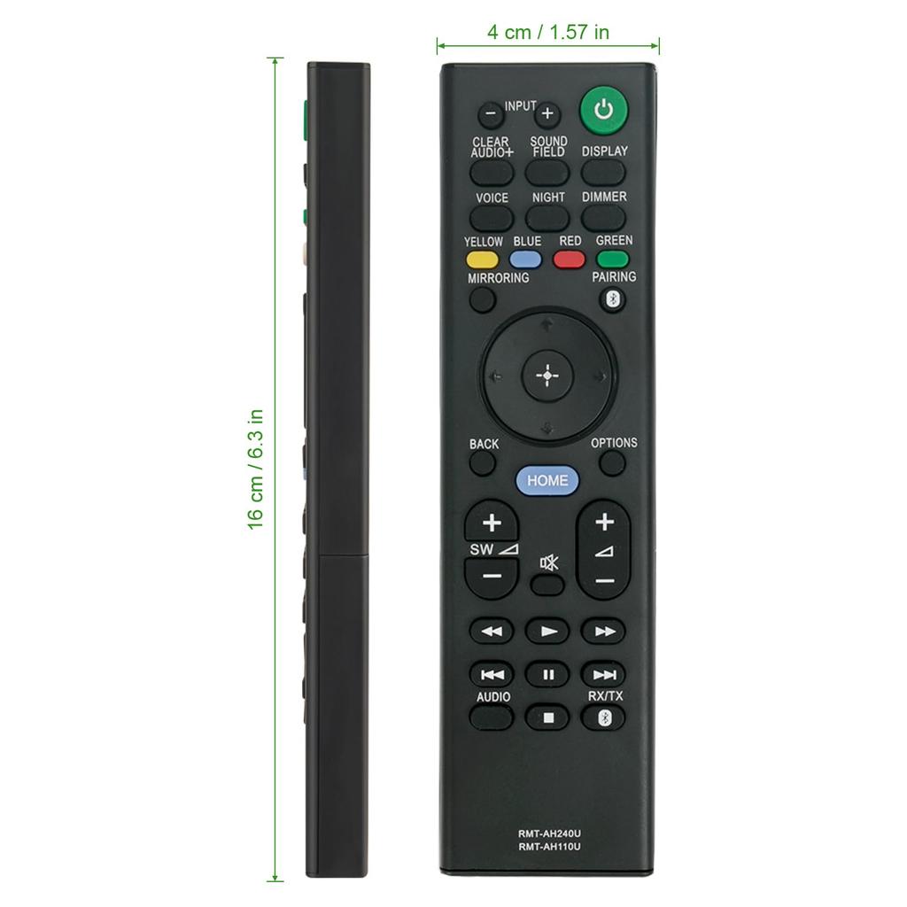 PerFascin Substitute Remote Control Fits for SONY Speaker Home Theater System RMT-AH240J RMT-AH240U RMT-AH110U HT-XT2 HT-NT5 T-CT790 SA-NT5 HT-XT3