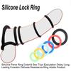 Silicone Men's Anti-Ejaculation Ring & Foreskin Retractor Trainer