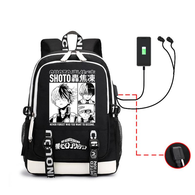 

Backpack My Hero Academy USB Headphones Charging Backpack to Picture 19 inch