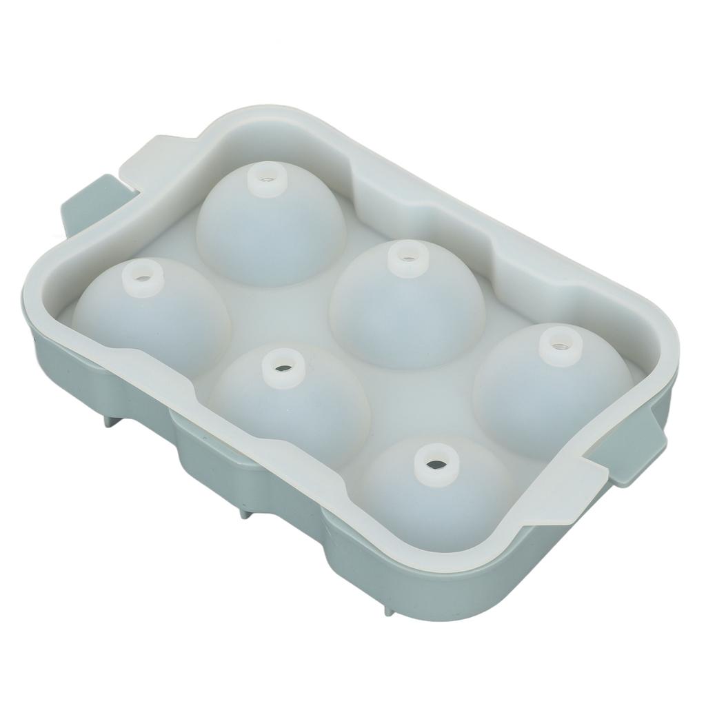 Silikon Eiswürfelform DIY Eisform mit sechs Löchern zur Aufbewahrung von Getränken Cocktails Wein Kaffee