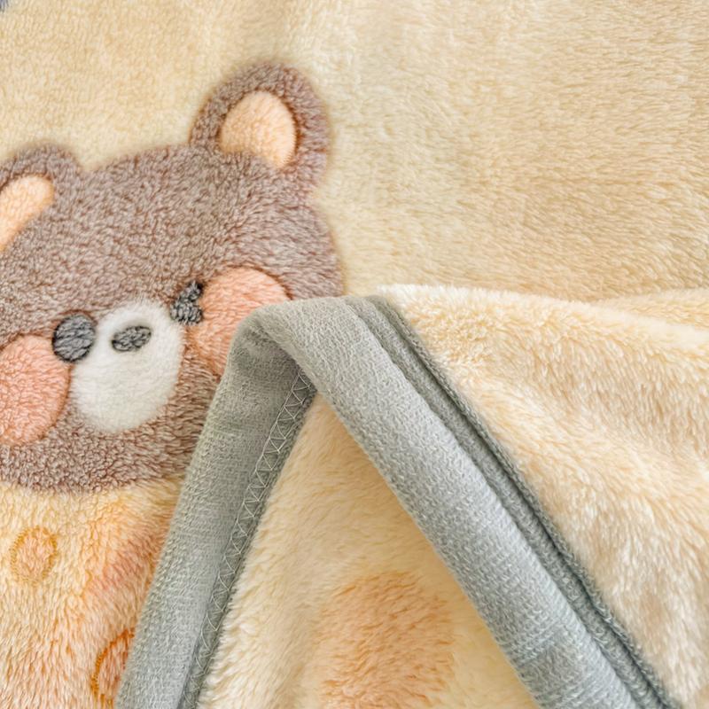 1pc Skin-friendly Blanket Cute Cartoon Bedspread Flannel Blankets Warm Sofa Towel Nap Shawl Cobijas De Camas (No Pillowcase)