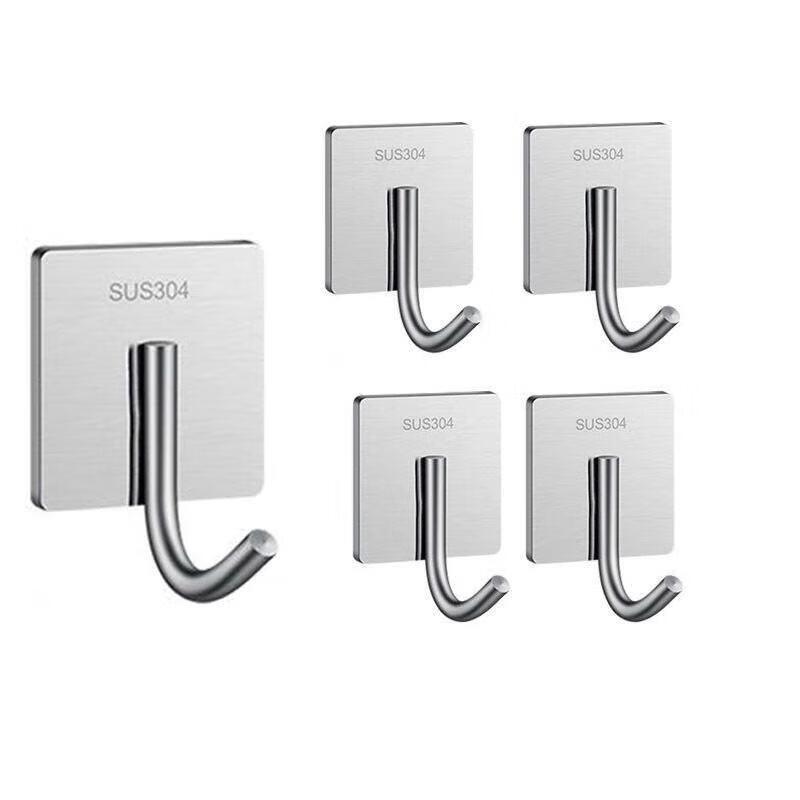 JINGRUIXIANG Punch-Free Wall Hooks (100-Pack)