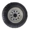 Strong Black Spare Tyre Cover Easy to Install Lychee Pattern Spare Tire Protector for SUVs Trucks & Off Road Cars