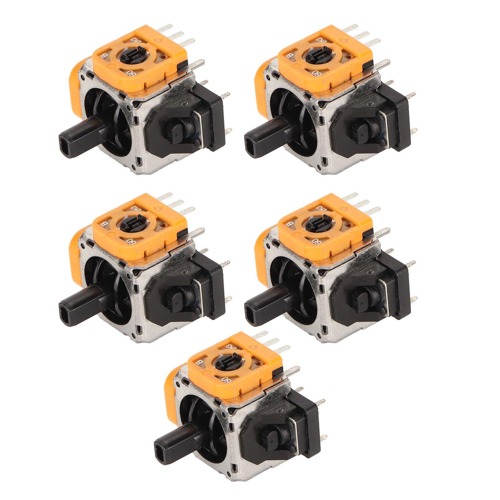 

5Pcs Analog 3D Joysticks for PS5 Controller 3D Analog Joystick Replacement Part Repair Kit