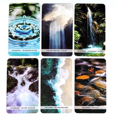 Das Flow-Tarot des Wasserelements, Kartenspiel, Wahrsagerei, englische Versionen, Edition, Orakelbrett, Tischspiel für Partys
