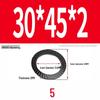 Double-Sided Serrated Lock Washer, 65Mn Steel & 304 Stainless, Anti-Loosening & Anti-Slip, Self-Locking