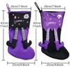 Long Legs Halloween Stockings Bag Creative Witch's Mid-Tube Boots Decoration for Halloween Festive Gifts Home Decor