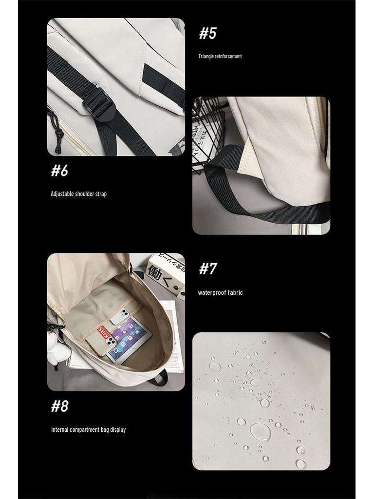 Men's & Women's Japanese Style Large Capacity Backpack for School & College Students