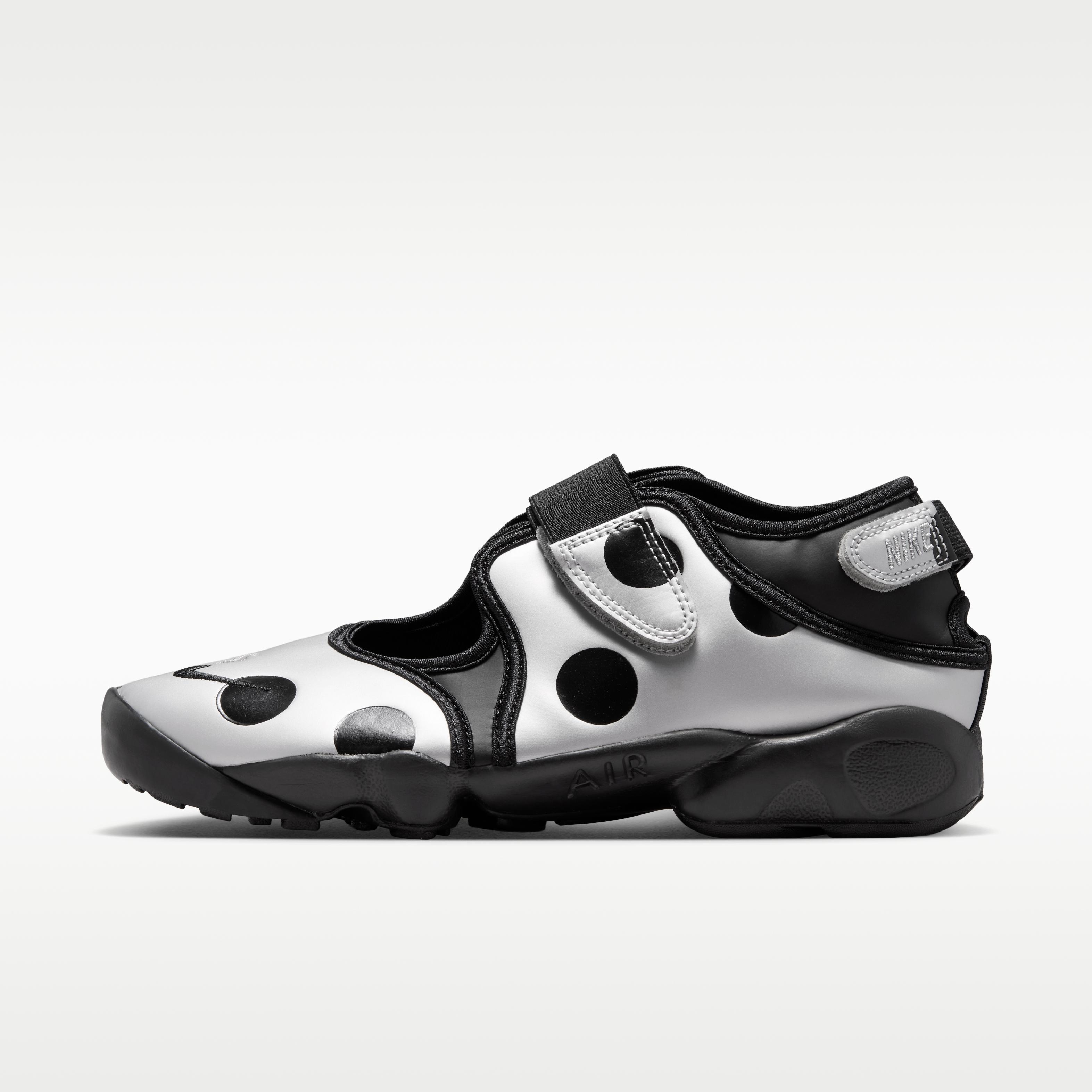 Nike Wmns Air Rift  Горошек Черный Металлик Серебристый  38