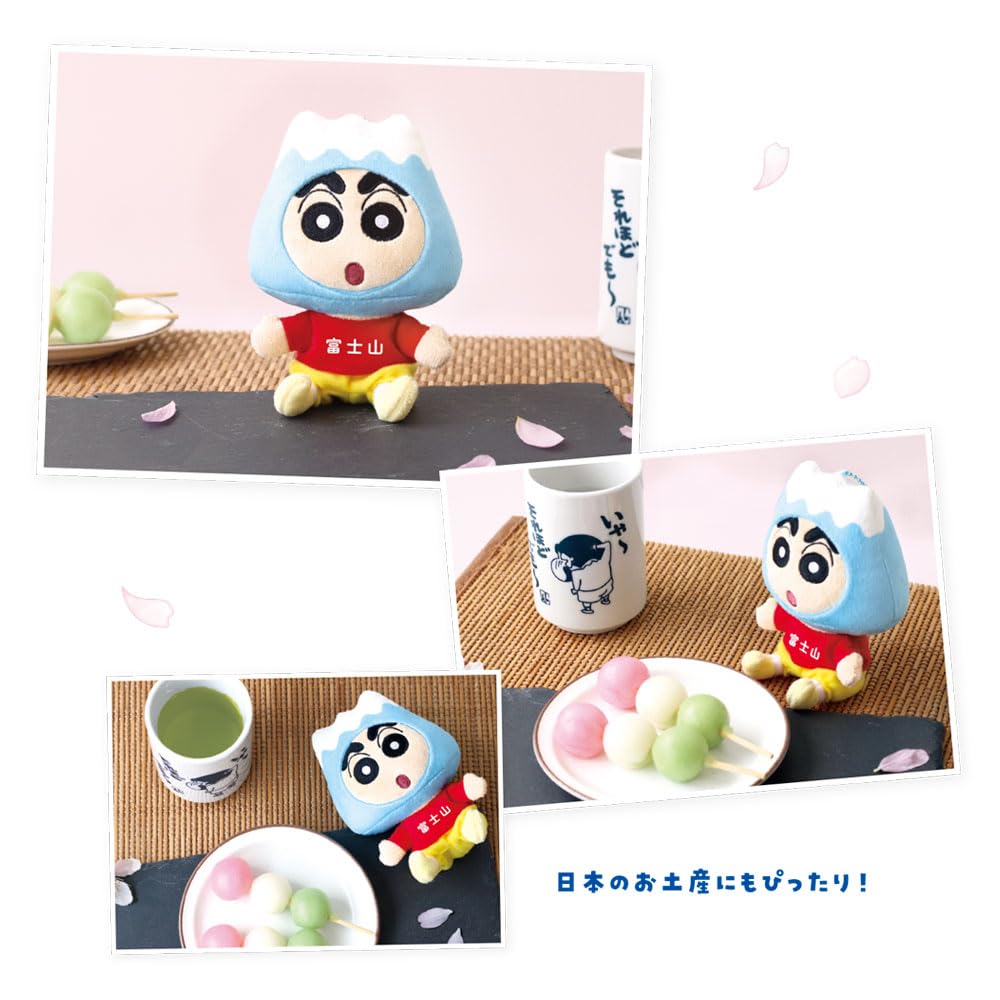 T's Factory Crayon Shin-chan Plush Mascot Mount Fuji, Approx. H140 x W100 x D85mm (KS-5546926FU)