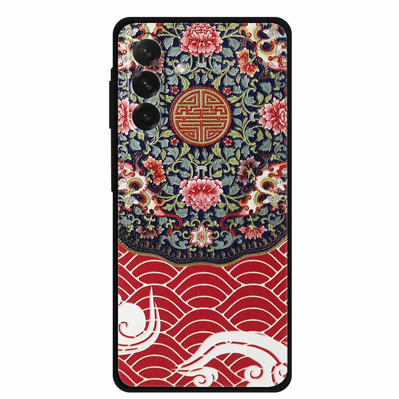 For Samsung Galaxy A56 5G Case 3D Relief Silicone Emboss Soft Protective Covers for Galaxy A26 / A36 / A56 Phone Back Cases A 56