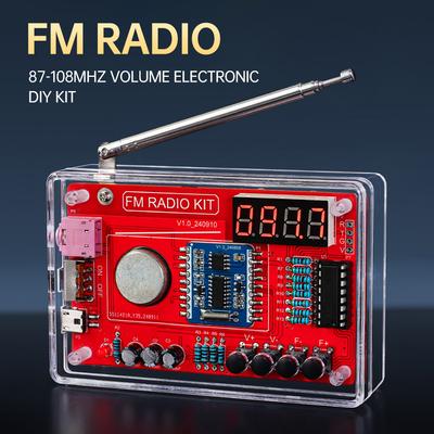 Kit Électronique Radio FM DIY 87-108MHZ Kit Radio FM DIY Pièces de Pratique de Soudure RDA580 Projet de Soudure DIY Pratique Souder