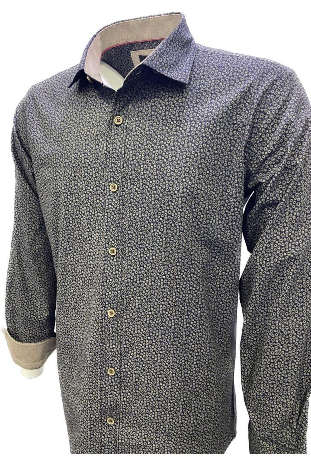 

Men s Plus Size Plus Size Shirt Printed Lycra Shirt 2XL