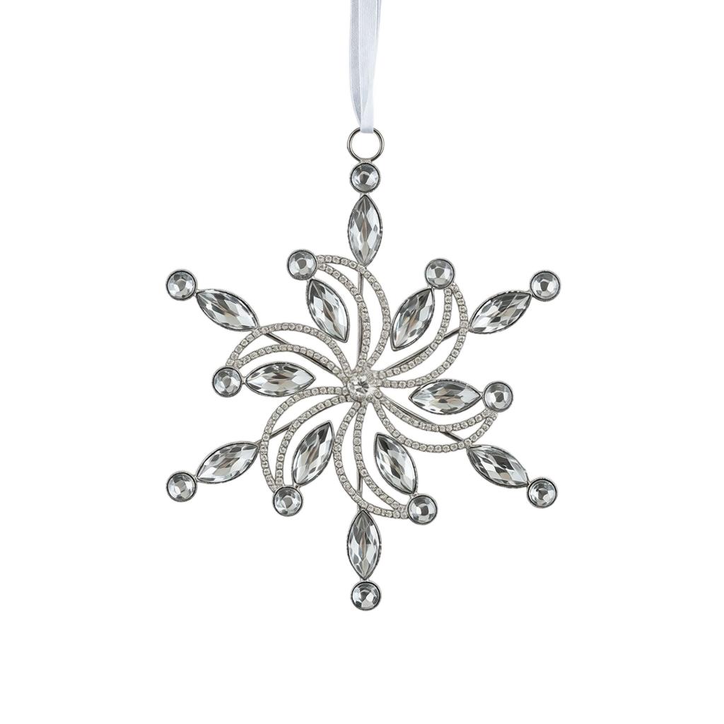 Christmas Snowflake Ornaments and Acrylic Hanging Decorations for Christmas Tree and Window Displays
