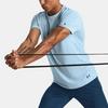 Under Armour T Shirts Men's Blue Crew Neck Moderate Straight Fit 1373724-490
