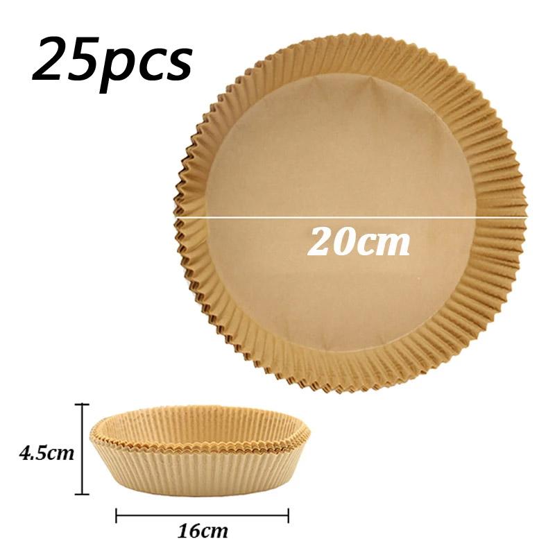 Disposable Paper Baking Pan Air Fryer Lined Nonstick Paper Pan for Oven Microwave Cooking Rectangular Food Storage Container