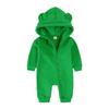 Baby Boys Girls Clothes Long Sleeve Rompers Solid Hoodies Bear Jumpsuit Costume Infant Onesies Bodysuit Newborn