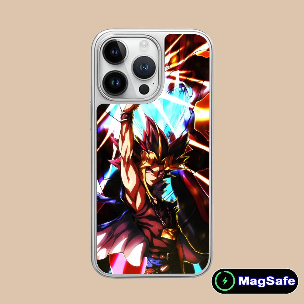 Yugioh Yami Yugi Mobile Phone Case for iPhone 17 16 15 14 13 12 11 Air Pro Max Plus Magsafe Silver Plating Colorful Cover Cover