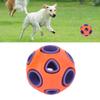 Dog Toy   Bite Resistant   Rubber Interactive Pet Food Dispensing Toy   with   Sound for Dogs Cats