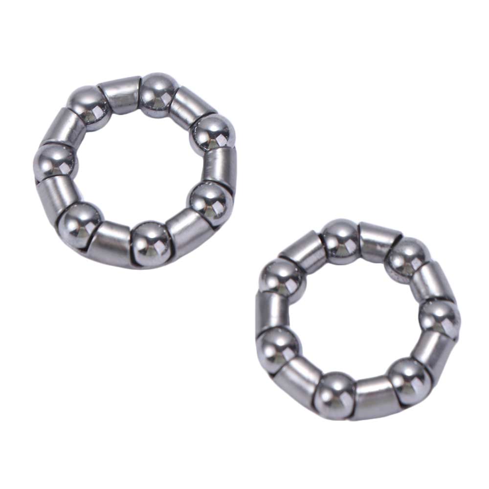 Accessories Silver 3/16" MTB Bike Bicycle Bearings Bicycle Hubs Bicycle Front Hub Cycling Bearing