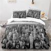 Statue of Liberty American City 3D Bedding Set Scenery Duvet Cover Set with Pillowcase Home Textile Twin Full Queen King Size