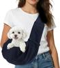 Dog Cat Sling Carrier for Small Pets Up to 16.5Lbs Breathable Mesh Buckle Cross Body Shoulder Bag for Outdoor Travel Camping