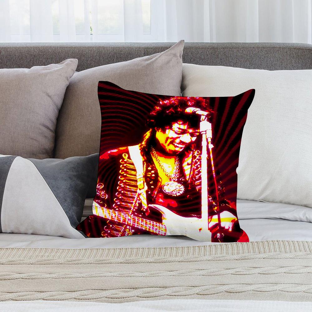 Piosenkarz J-Jimi H-Hendrix Poszewka Krótka Pluszowa Poszewki na Poduszki Sofa Dekoracyjna Prezent Dom Dwustronny Nadruk Poszewka na Poduszkę
