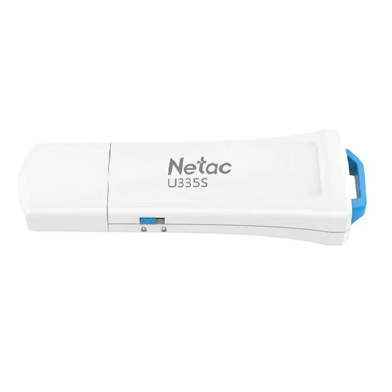 

100% Оригинальная флешка Netac USB3.0 U335S с переключателем защиты от записи, U-диск, флеш-накопитель, до USB-флешки для ПК 32GB белый