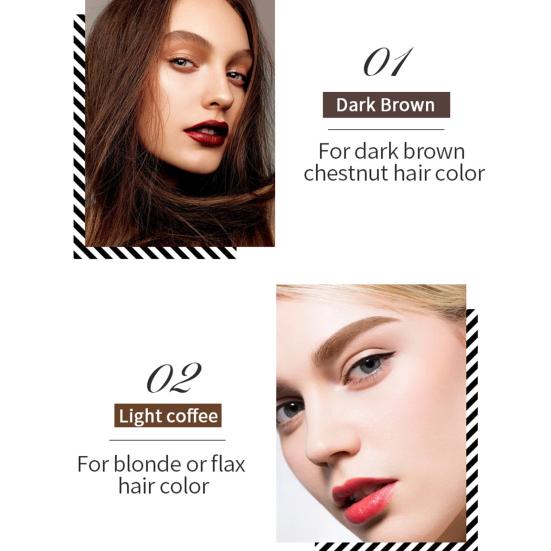 Head Gentle Long Lasting Paint Augenbrauen Wasserfester Stift für Frauen