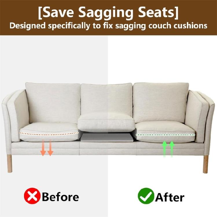 Cushion Support Insert Foam Repair Pad for Sagging Sofas Ergonomic Curved Designs Comfortable Enhancement