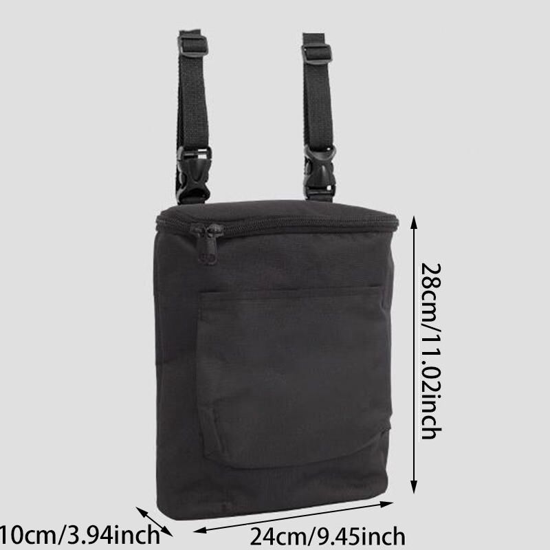 1/2/3 Piezas Bolsa para Manillar de Tela Oxford Bolsa de Almacenamiento Extraíble Adecuada para Motocicletas y Vehículos Eléctricos Bolsa de Gran Capacidad