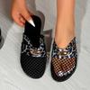 New Mary Jane Mesh Yarn Breathable Bag Head Mesh Yarn Breathable Flat Bottom Fishing Net Shoes Bag Head Half Drag