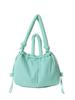 Women's Puffy Drawstring Shoulder Bag: Large Capacity Down-Filled Nylon Crossbody Cloud Bag