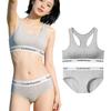 CORDINKENNEN Wireless Cotton Sports Bra Soft 95 5 Spandex Blend V-Neck Non-Wired Night with Removable Cups Breathable Everyday Women's Underwear