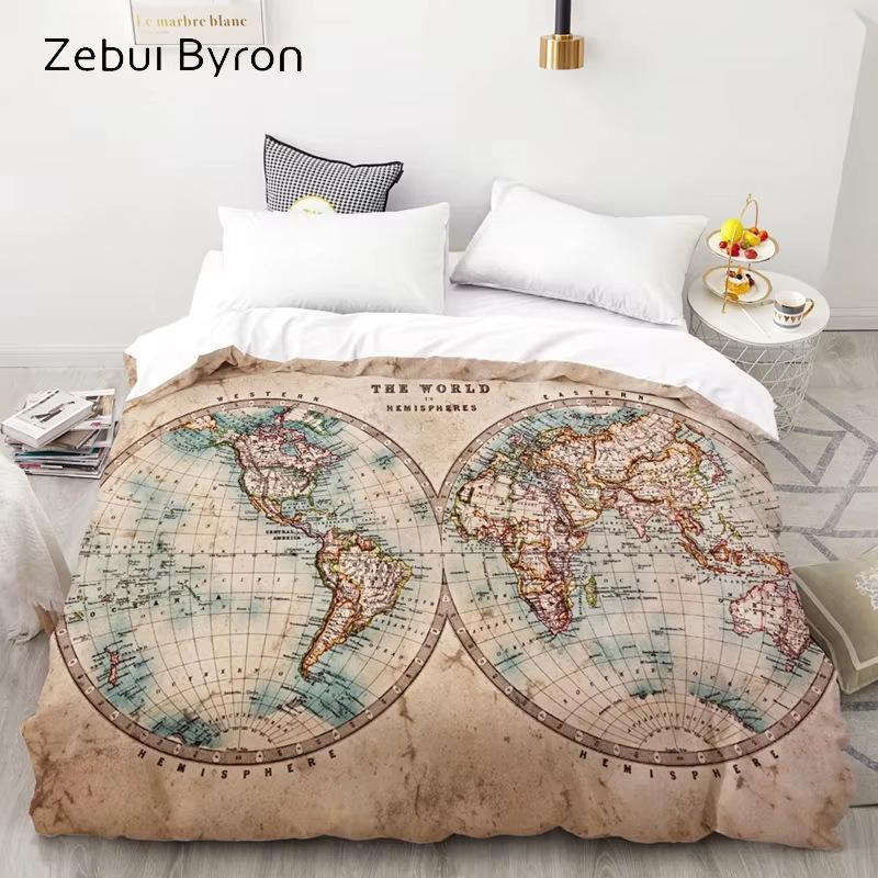 Skull Down Comforter Set Bedding Set 3-piece Duvet Cover Set