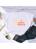 I Love Jesus Give You My Heart Printing Wounisex T Shirt Hip Hop Casual Street Short Sleeve Creativity Fashion Female Tee Clothing