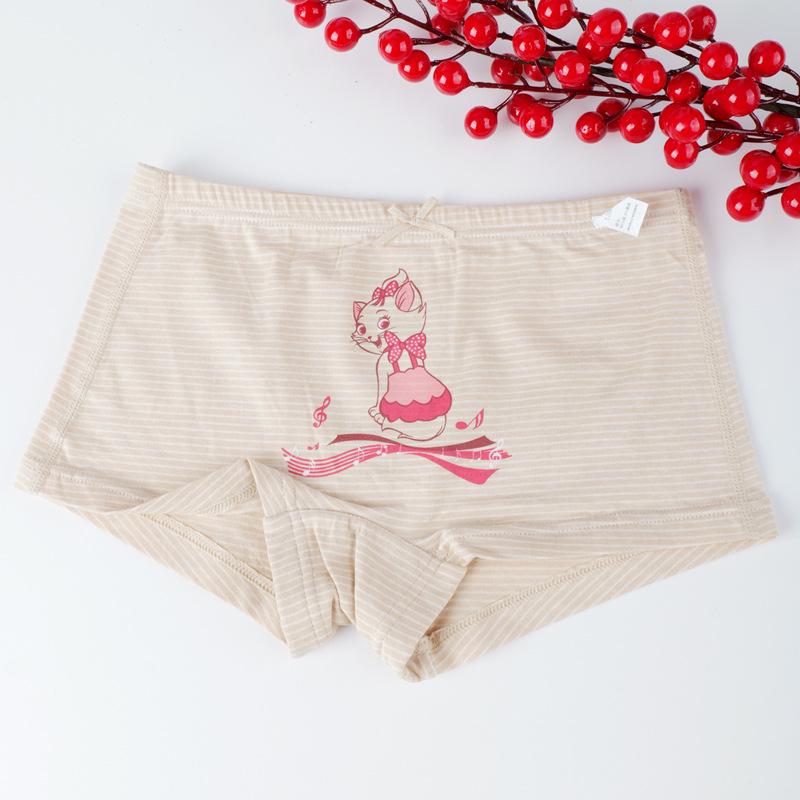 Colorful Cotton Girls' Underwear - No Pinch Medium & Large Boxer Briefs