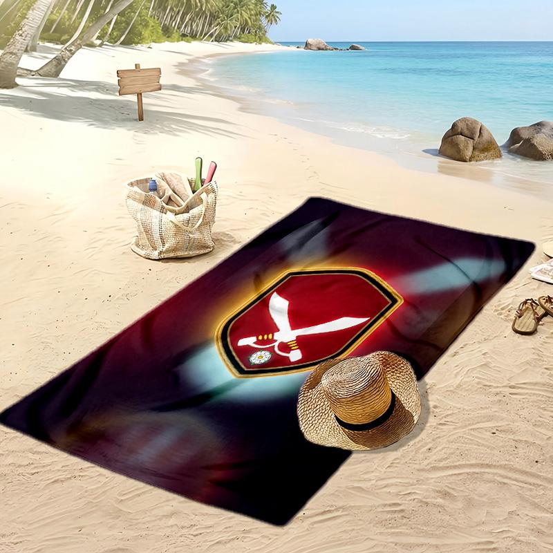 Sheffield United Football Print Beach Towel, Large Soft Quick Dry Towel for Beach Camping Swimming