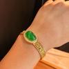 Vollständig Grün, Yang Grün, Natürliches Achatgrünes Chalcedon-Armband, Damenöffnung Ist Leicht Eingelegt, Und Die Echtaufnahme Ist Treu.