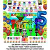 Hot Game-Incredibox Sprunki Kids Birthday Party Balloon Banner Background Cake Topper Decoration Baby Boy Party Supplies Gifts