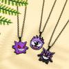 Pokemon Anime Gengar Pendant Necklace Kawaii Gengar Neck Chain for Fans Accessories Gifts
