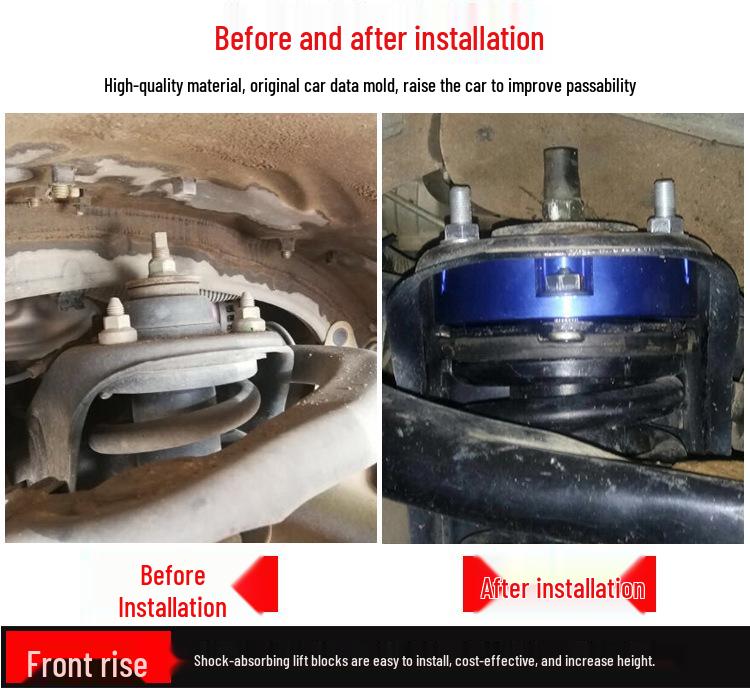 Mitsubishi L200 TRITON 2" Lift Kit with Folding Tow Hook and Front Lift Pad.