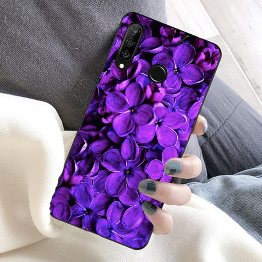 Infinity On Purple Flower Phone Case For Huawei Honor 10 Lite 9 20 7A Pro 9X Pro 30 Pro 50 Pro 60 Pro 70 Pro Plus