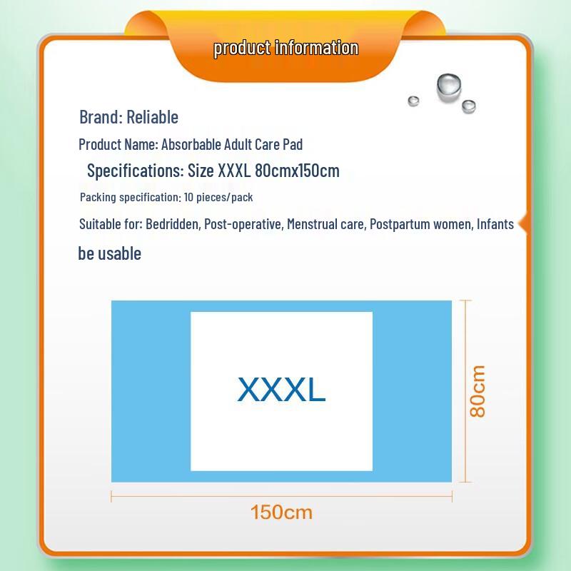 Coco Absorbent Adult Underpads