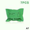70x140cm Large Disposable Towel 7 or 14pcs Compressed Dry Bath Towels Soft and Portable for Travel Hotel Gym Beach Use