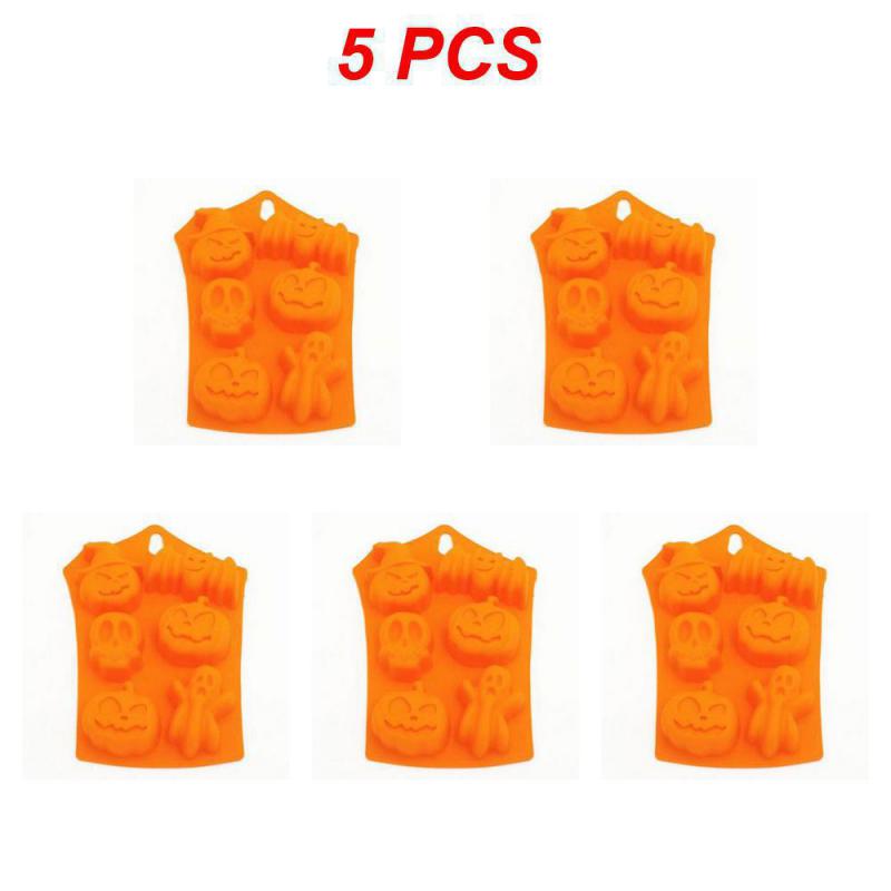 1~10PCS Silicone Molds Pumpkin Mold For Baking Pan For Pastry Confectionery Chocolate Mold Bakeware mould Maker